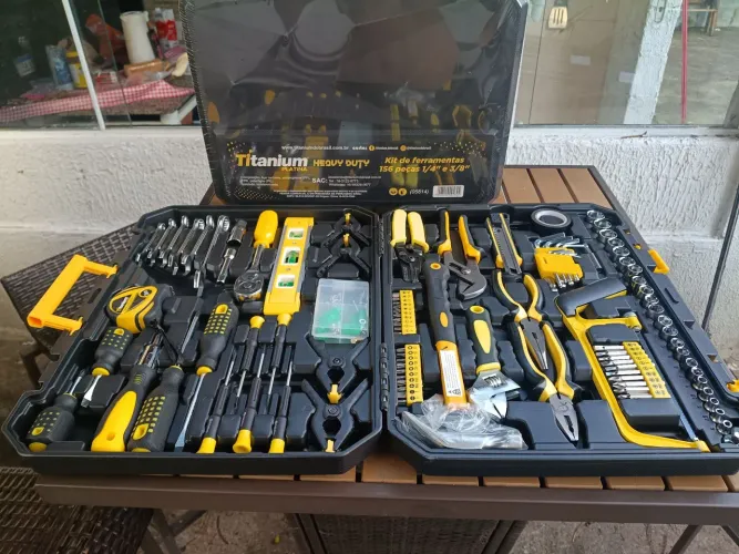 Maleta de ferramentas Titanium 156 PCs completa