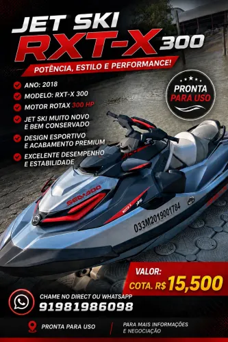Jetski seadoo rxt-x 300