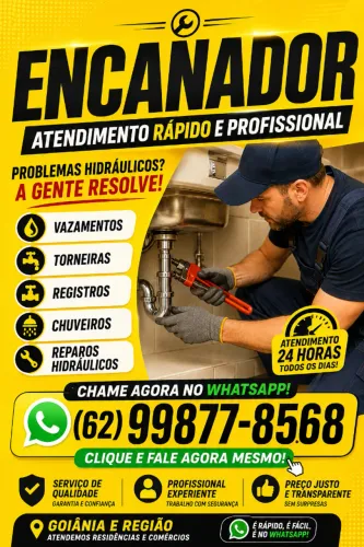 Encanador - Atendo Emergências Vazamentos