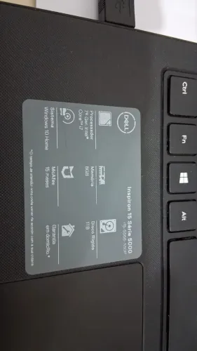 Notebook Dell Inspiron 15 - Série 5000 - Core i7