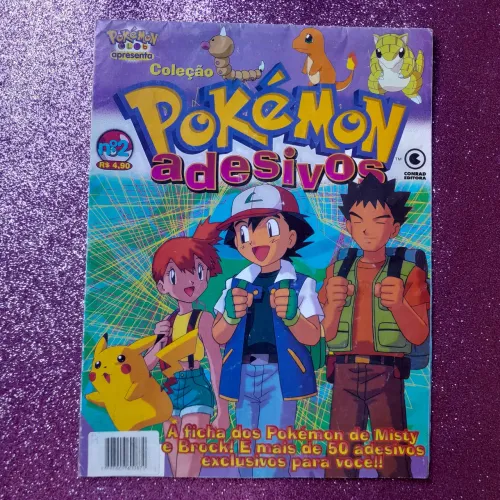 POSTER revista Pokémon de colecionador da editora Conrad Editora