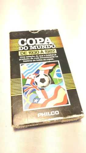 Copa do mundo 1930-1982 VHS anos 80 antigo Philco