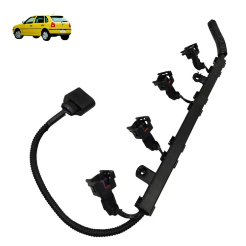 Chicote Plug conector bico injetor vw gol g3 1.0 16v 2000 01