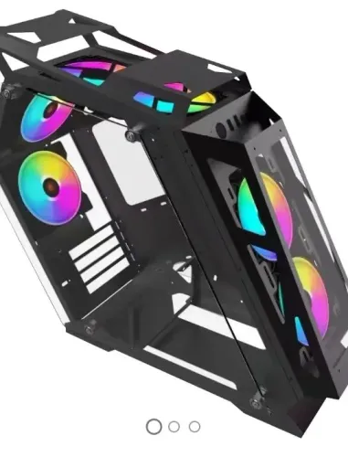 Gabinete ATX GAMER na caixa vidro lateral fume 