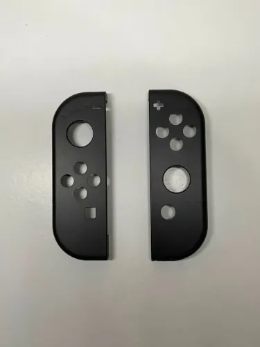 Carcaça Preta Switch Joycon + Analógico branco