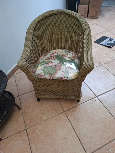 Poltrona de vime