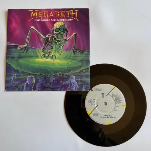 Megadeth No More Mr. Nice Guy Vinil Compacto Importado UK