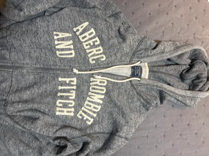 Casaco Abercrombie Cinza Lindo