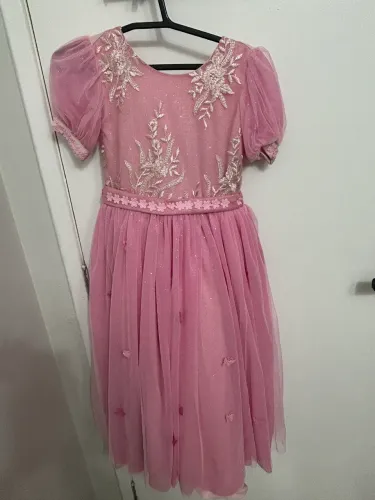 Vestido menina jardim encantado