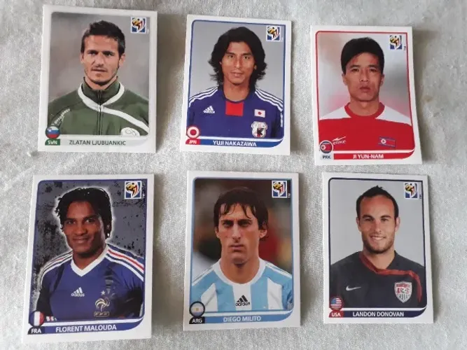 Vendo figurinhas da copa de 2010