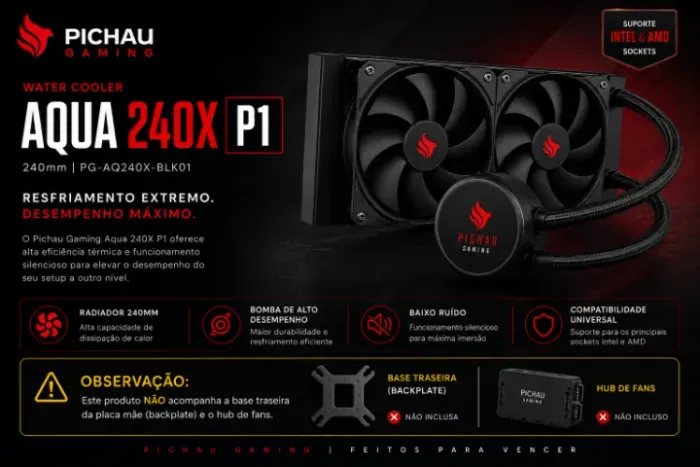 Water Cooler Pichau Gaming Aqua 240X P1
