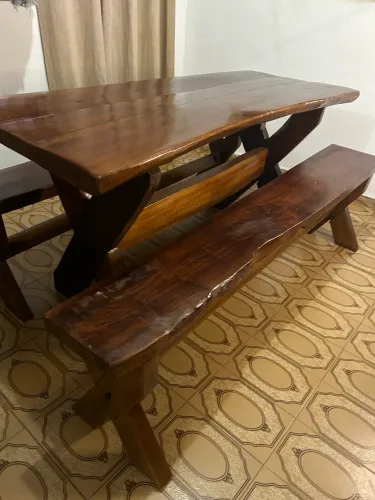 MESA RÚSTICA MADEIRA 