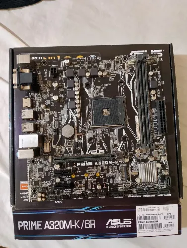 Placa Mãe: Asus Prime A320M-K/BR (AM4)