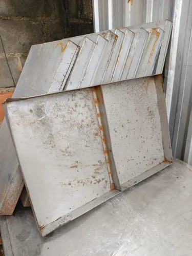 lote de forma industrial para pão