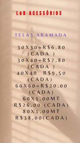 Tela Aramada (Nova)