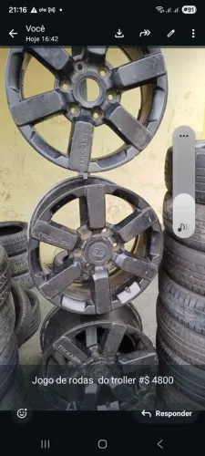 Vendo jogo de rodas do  troller !