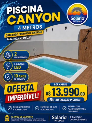 Piscina Canyon 4 metros