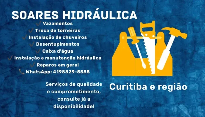 Serviços hidráulicos e reparos em geral