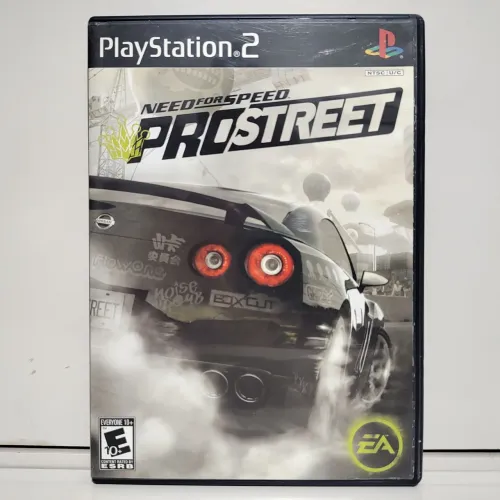 Jogo Need for Speed Pro Street PS2 Original Americano Completo Mídia Física Black Label