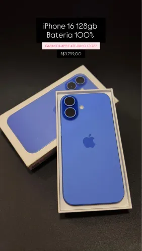 iPhone 16 128gb COM GARANTIA APPLE
