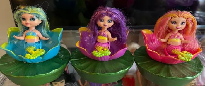 Lote mini sereias Barbie Flower Shower Mermaid Mattel