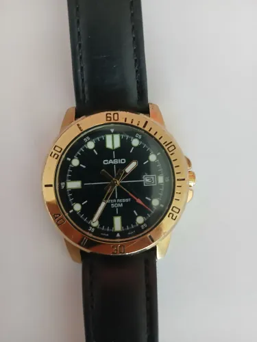 Relógio Casio Dourado Original + brinde 