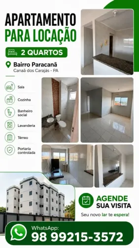 APARTAMENTO PARA LOCAÇÃO - BAIRRO PARACANÃ