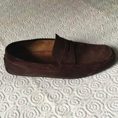 MOCASSI TOD'S MASCULINO 43 CAMURÇA MARROM