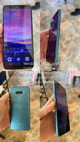 LG K50s no precinho pra sair rápido 