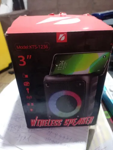 Caixa de som wireless speaker 3 polegadas