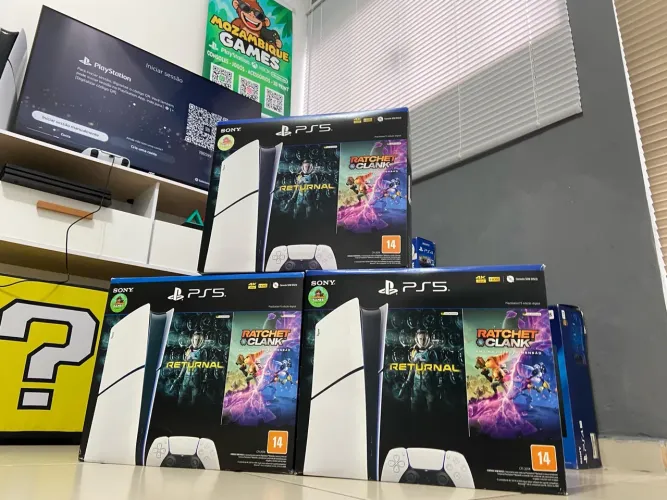 PS5 Play 5 Slim 1TB *** Até 18X Cartão ( Loja Física )