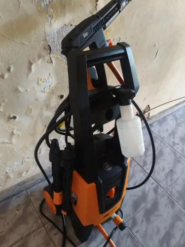 Lavadora de alta pressão Wap Combate turbo 2600 motor 1700w amarelo 127v
