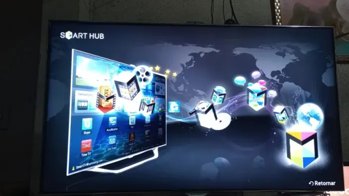Smart TV Samsung 46 Polegadas Premium (UN46ES8000) c/ Controle Touch