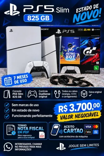 PlayStation 5 Slim 825gb