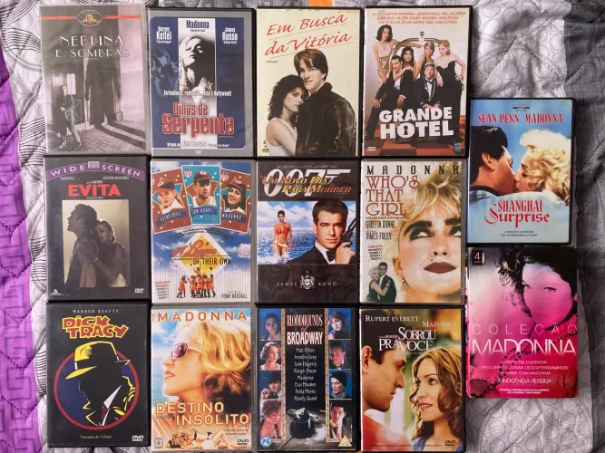 Madonna Lote Dvds de filmes 