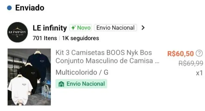 Vendo essas roupas da Shein