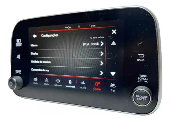 Multimidia do Fiat Argo original