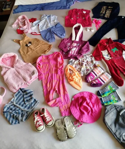 Combo roupa infantil menina - 6m/1 ano