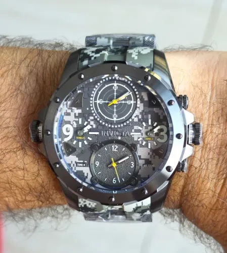 Relógio Invicta Coalition Forces Camouflage 4 painéis