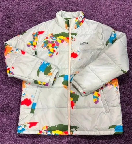 Jaqueta Puffer Vans G (save your planet)