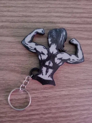 Chaveiro Personalizado Mulher Forte Sarada do Crossfit Fitness
