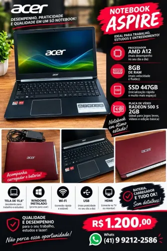 Notebook Acer Aspire  