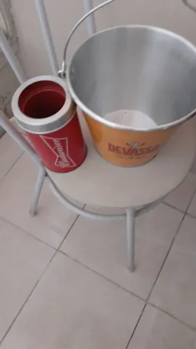 Balde cerveja de alumínio + 1 garrafeira 