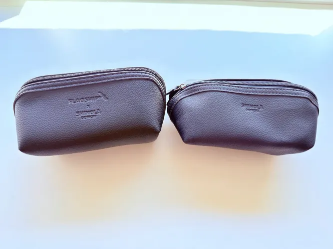 Par de Necessaires Couro legítimo, novas!