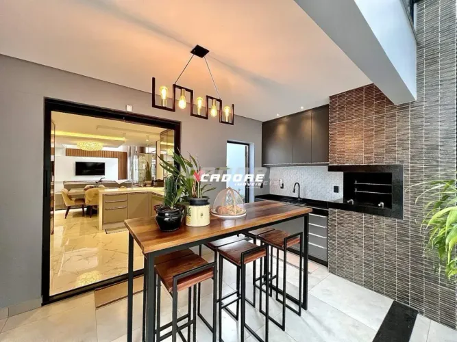Conheça esta exuberante casa moderna, distribuída em 206,39 m²