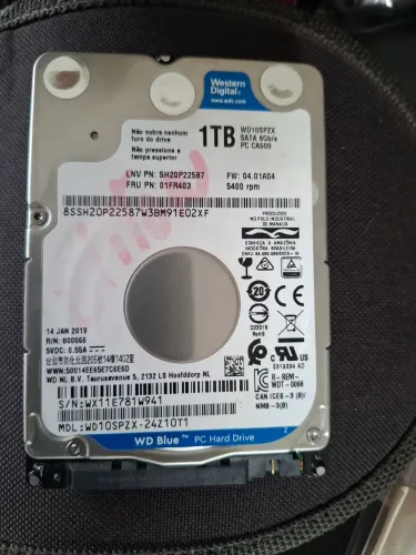 HD 1.0TB Western Digital, 2,5", em oferta!
