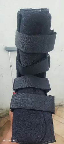 Bota ortopédica pé esquerdo tamanho G