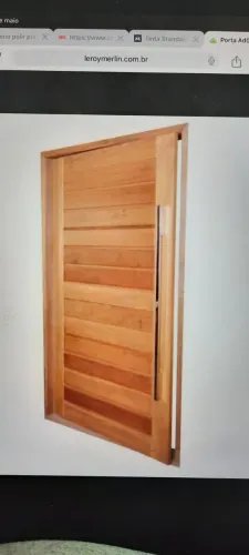 Porta madeira maciça - 80cm