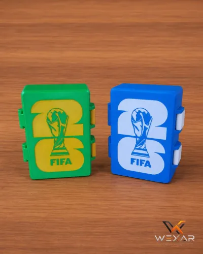 Caixa porta figurinhas copa do mundo