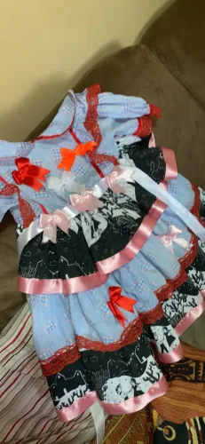 Vestido de quadrilha infantil